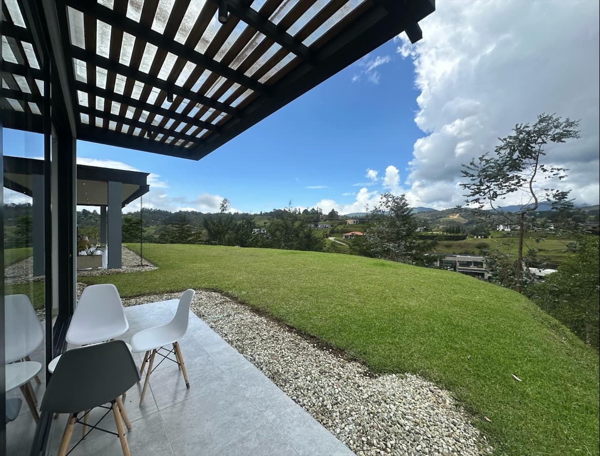 Vista exterior de la casa