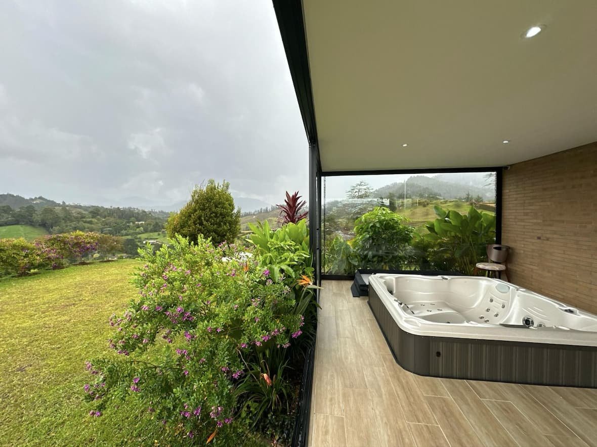 Detalle del jacuzzi