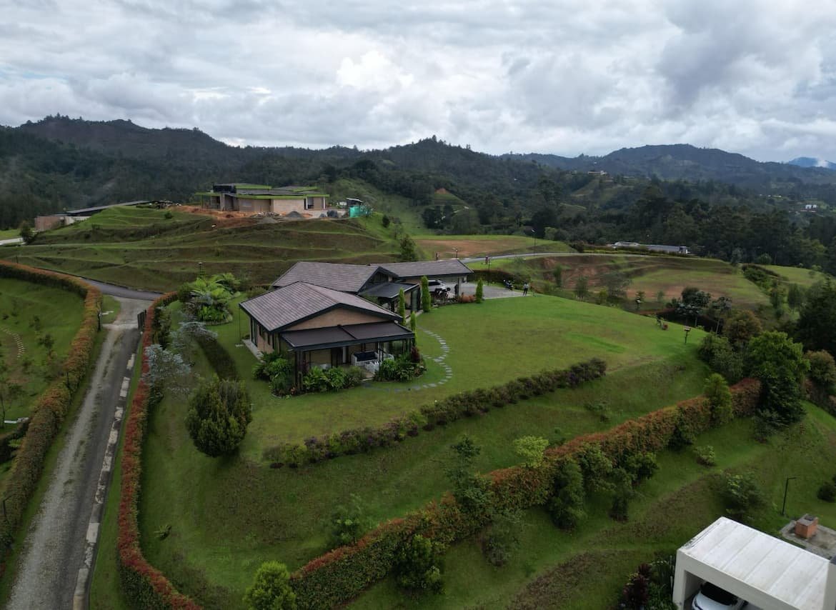 Vista exterior de la casa