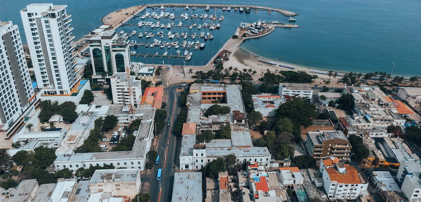 Casa con vista al mar en Santa Marta