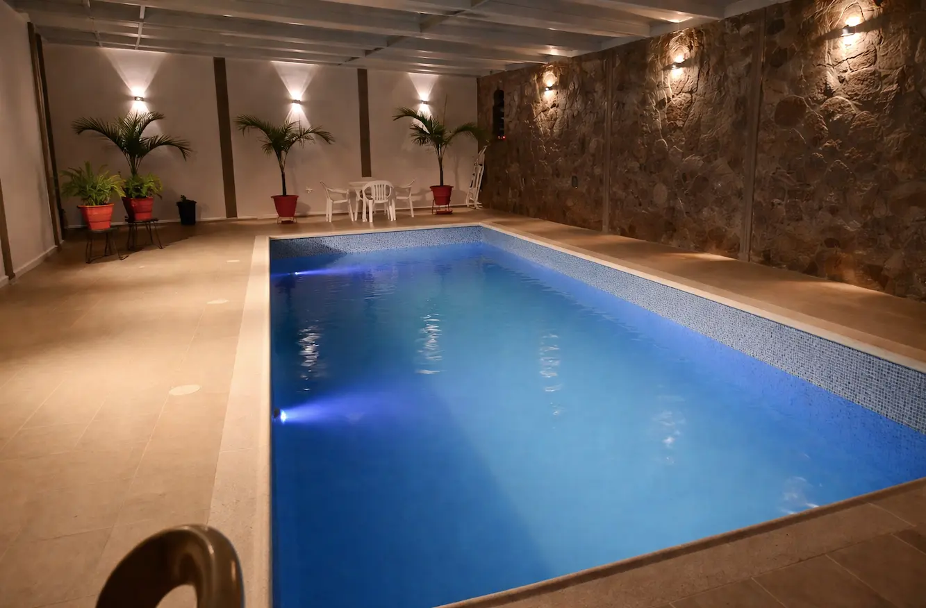 Piscina de la casa campestre en Alto de Daza