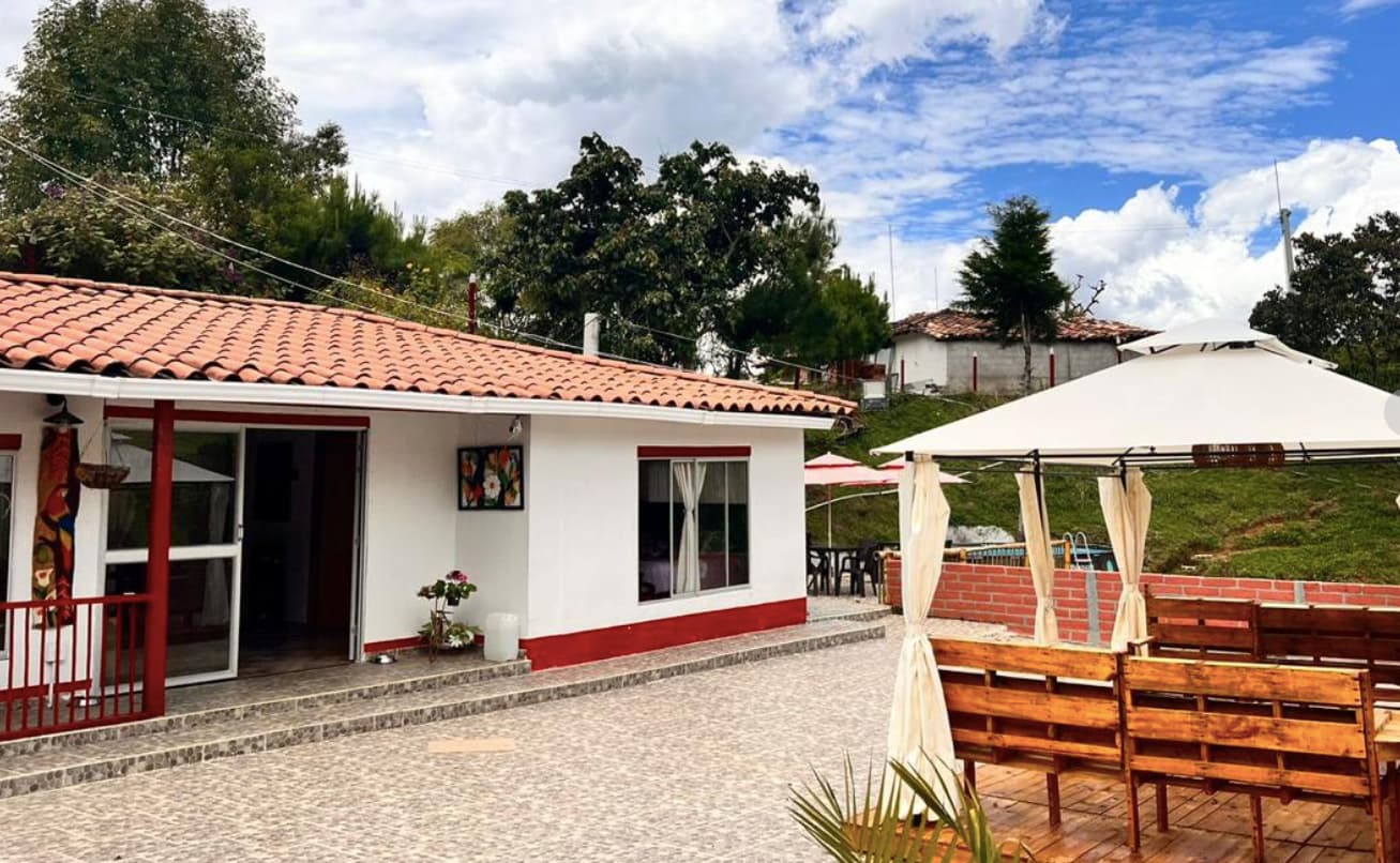 Producción avícola de la finca