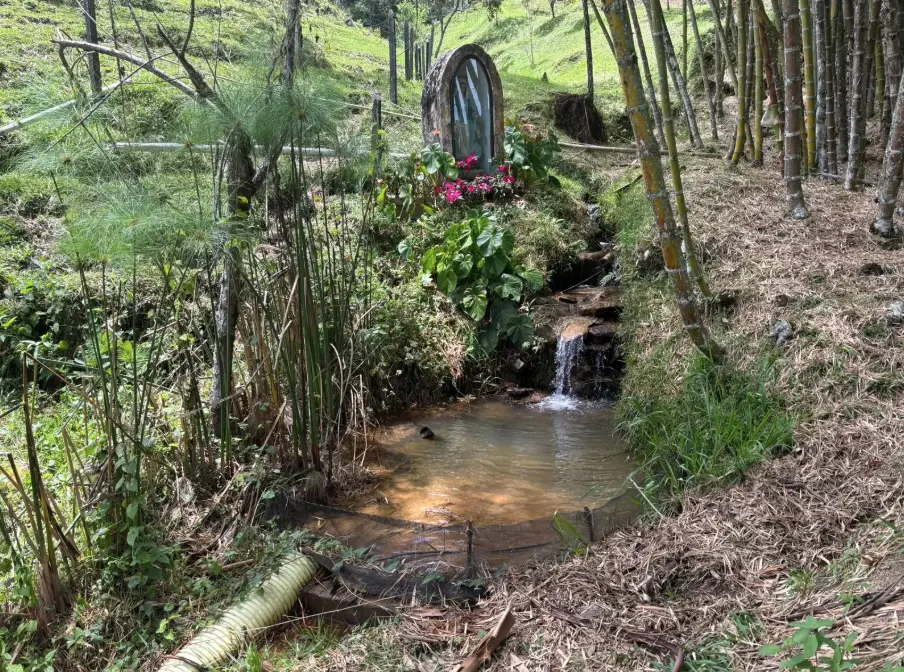 Vista panorámica al embalse