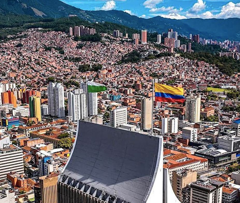 Medellín desde el aire